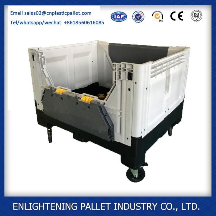 Garment Industry Large Plastic Pallet Container Crate