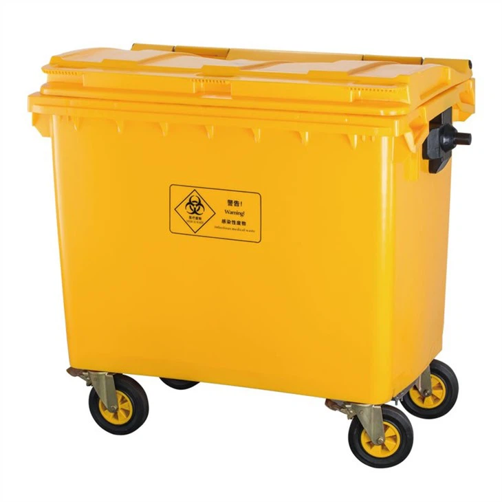 Large Plastic Rubbish Container 1100L