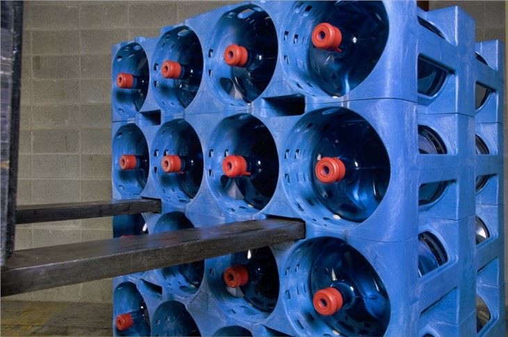  Gallon  Metric modular bottled water rack