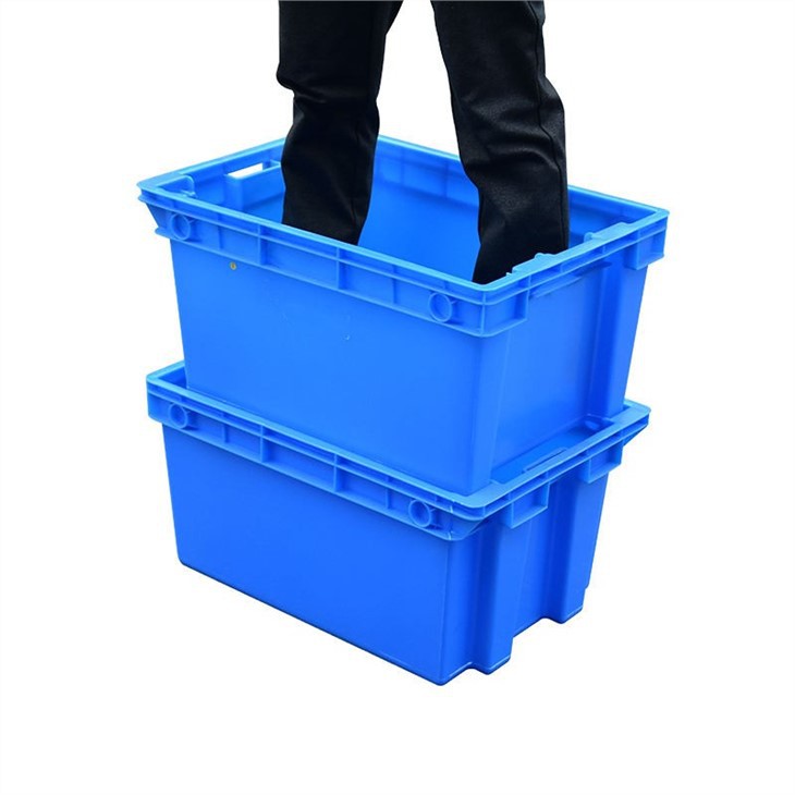 Reusable Plastic Fish Crate 