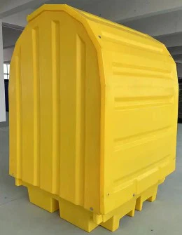 Covered Spill Pallet For 4 Drums supplier