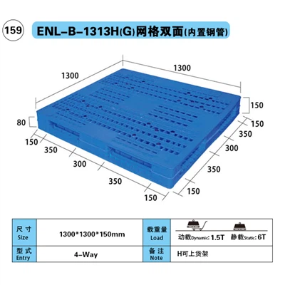 شبكة مزدوجة من جانب مدمجة في أنبوب فولاذي من البلاستيك البليت