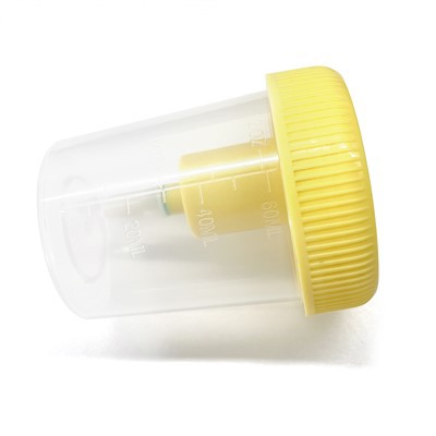 كوب البول مع جهاز نقل متكامل