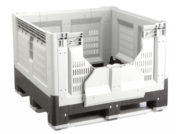 حاوية البليت البلاستيكية الكبيرة القابلة للطي للخضروات