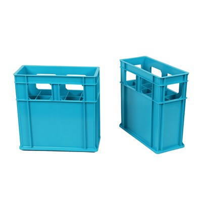 صندوق بيرة متين من البلاستيك مكون من 10 عبوات