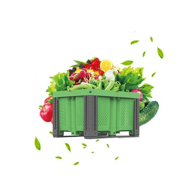 سلة هجينة لمنصة الخضروات والفواكه الصلبة ذات فتحات تهوية